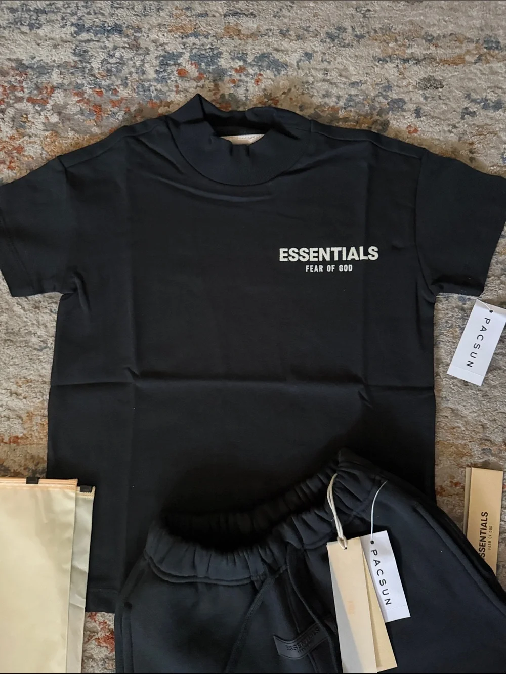 Essentials black branded